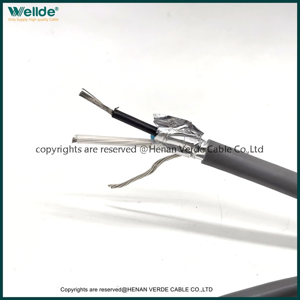 PVC 22 AWG 2 Core Audio Cable Wire Shielded Audio Cable Anti-Interference Control Signal Wire