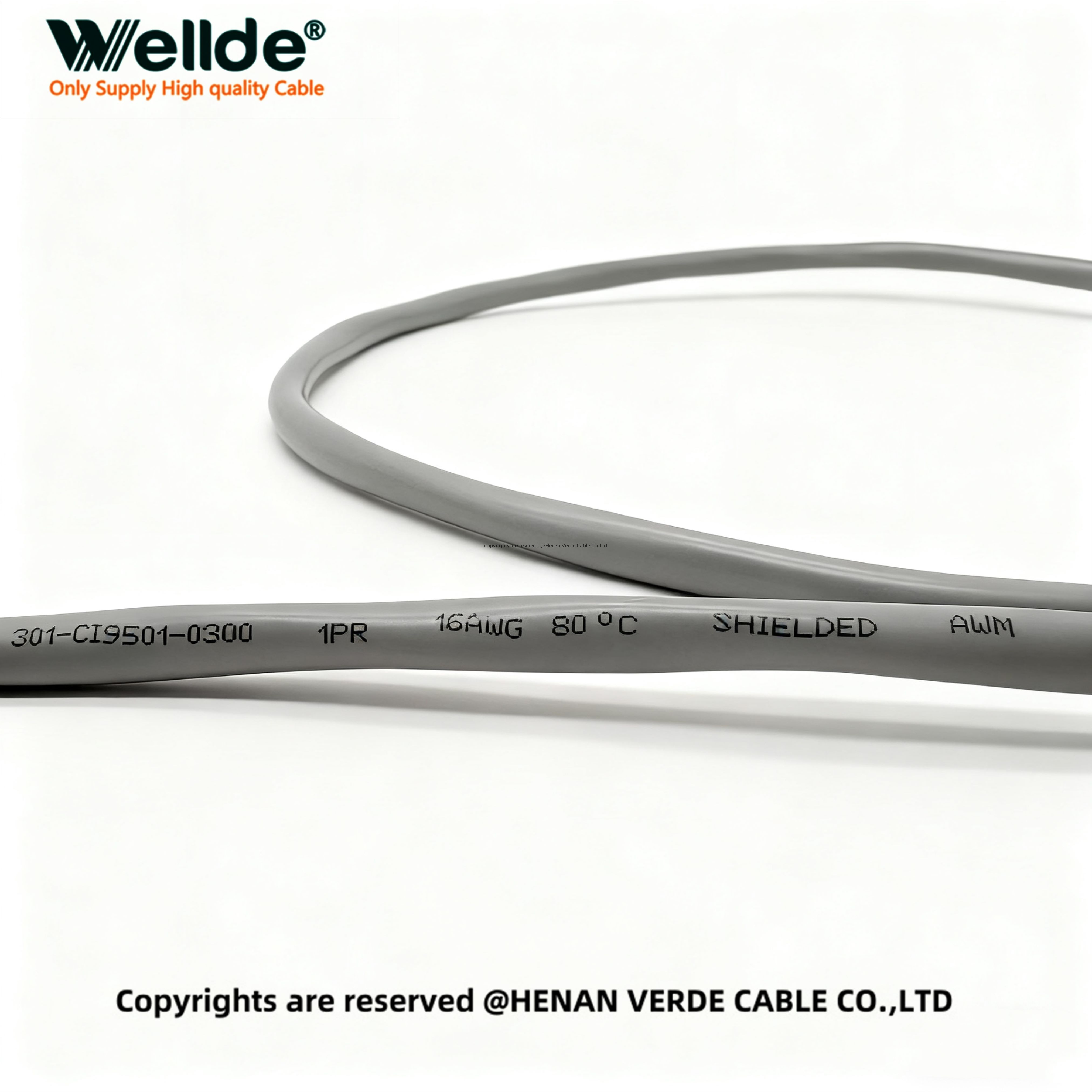 Low Noise Shielded Control Cable for Signal Transmission