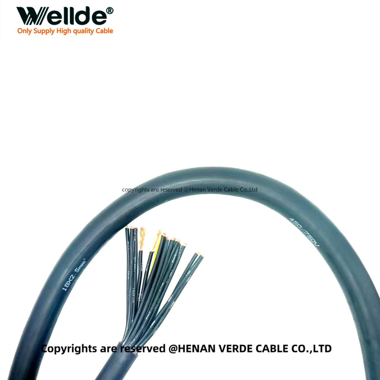 Industrial automation 18 core TPE cable