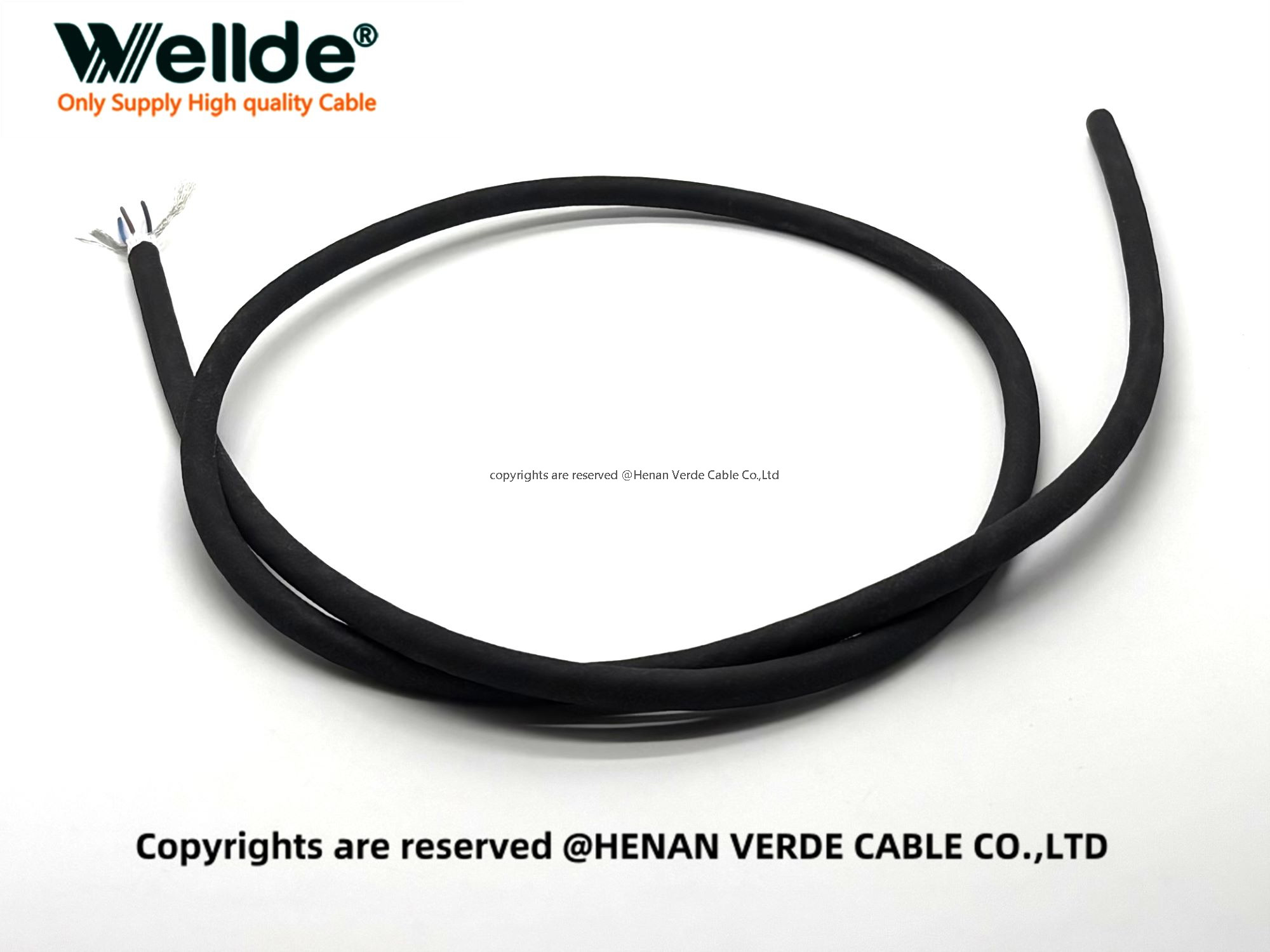 Flexible PUR control cable for automation systems