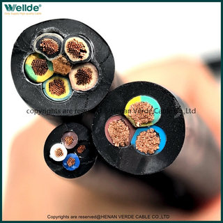 Oil Resistant Cable Drag Chain Cable Rubber Rubber Welding Cable Flexible Rubber Cable