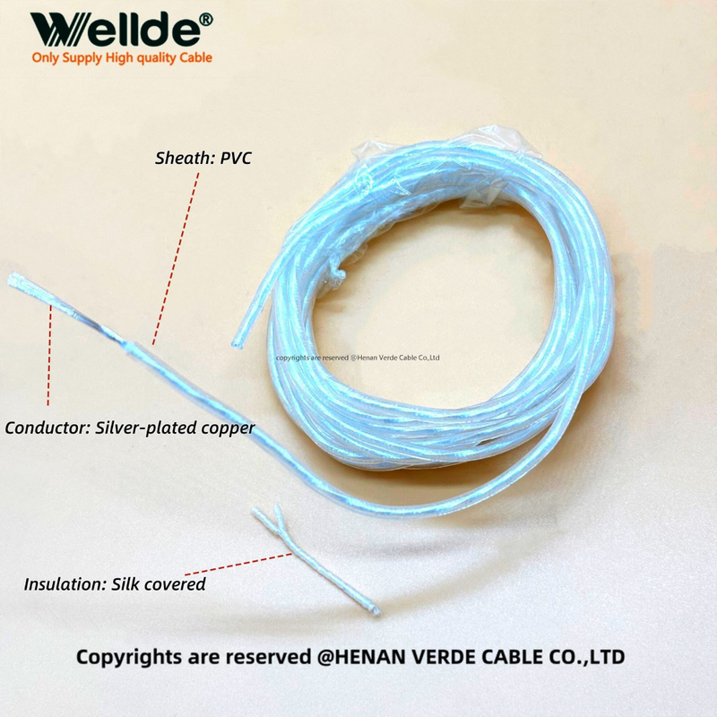 ASTVR Silver Plated Silk Covered Wire