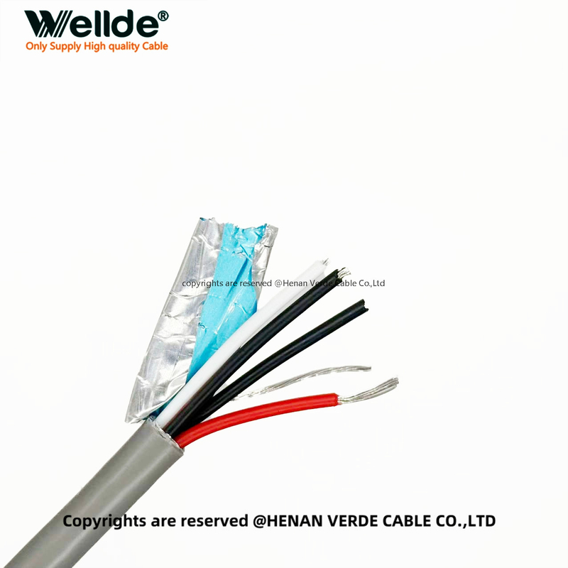 4 core straight audio control cable