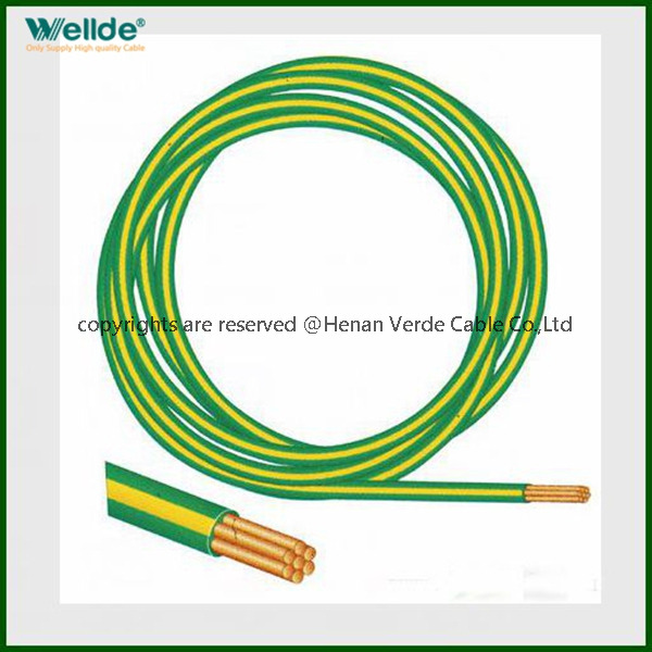 Custom Specifications Yellow Green Grounding Cable Earthing Cable Wire