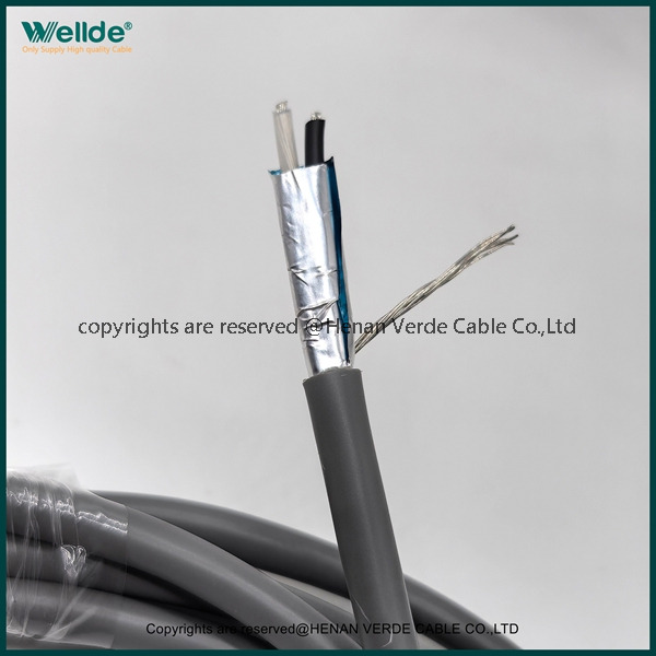 18AWG PVC Aluminum Foil Shielded Signal Cable Industrial Sensor Communication Wire