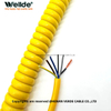 5 core PUR spiral cable