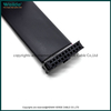 IDC Flat Ribbon Cable for Industrial Control Equipment with Black Heat Shrink Tubing